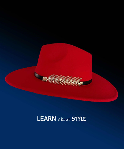 Sombrero Rojo De Moda