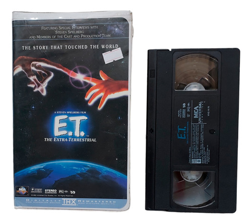 E.t. The Extra-terrestial Vhs 1982 Remasterizada Vintage 