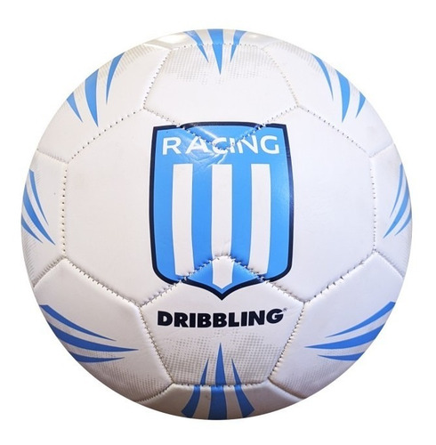 Imagen 1 de 5 de Pelota Futbol Racing Cilindro Nº5 Drb Dribbling Cocida