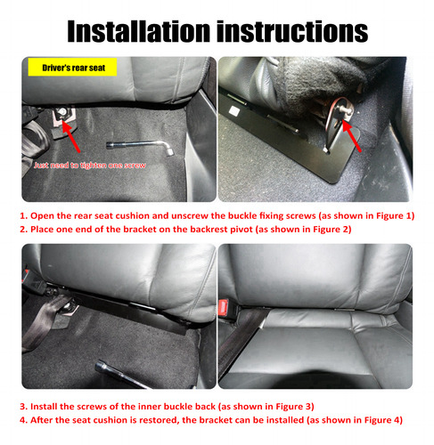 Soporte De Anclaje Para Coche Latch, Kit Para Cinturón Isofi
