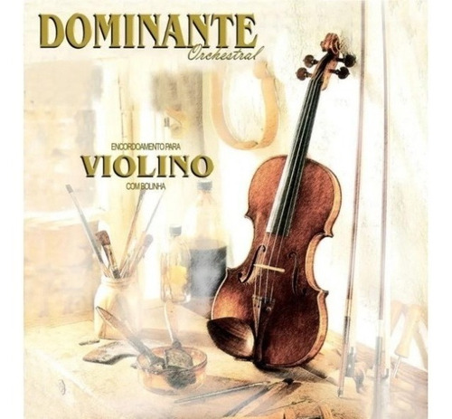 Kit 3 Encordoamento Dominante Violino Orchestral 4/4