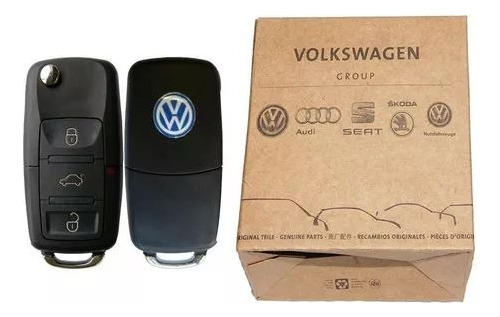 Chave Canivete Vw Gol G4 G5 Fox Polo Hatch Sedan 3 Botões