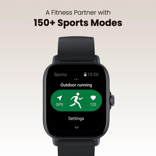 Smartwatch Amazfit New Gts 4 Mini - Branco Dourado Marfim Dourado