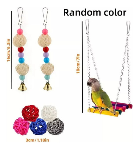 Juguete Masticable Parrot Combo, 15 Piezas