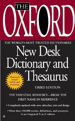 Libro The Oxford New Desk Dictionary And Thesaurus - Oxfo...