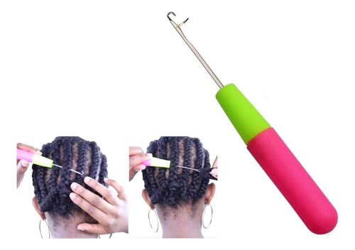 Aguja Gancho Metal Para Extensiones A Corchet