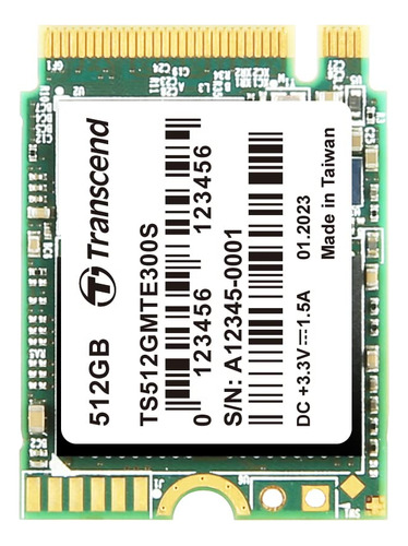 Trascender Ts512gmte300s 512gb M.2 Nvme Pcie Gen 3x4 2230 Dr