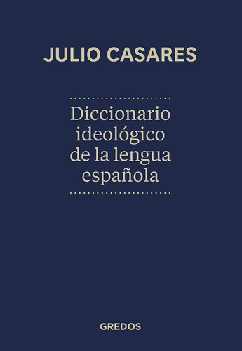 Libro Diccionario Ideolã³gico De La Lengua Espaã±ola