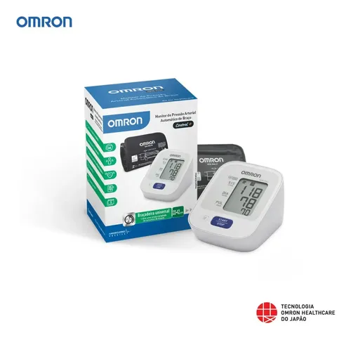 Monitor De Pressão Arterial De Braço Control+ Hem-7122 Omron Cor ...