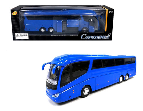 Cararama 1:50 Autobús Scania Irizar Pb Color Azul