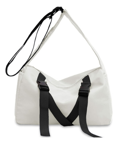 Maleta De Viaje Bolsa Mochila Fitness Bag Color Blanco