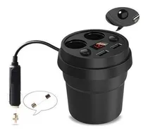 Comprar Vaso Cargador Digital Multicontacto Auto 2 Lighter Interrupt