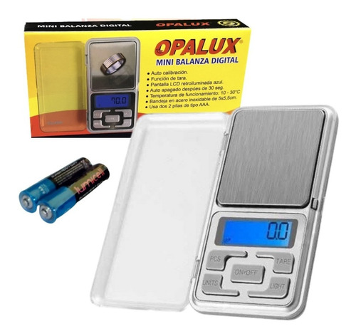 Mini Balanza Digital Gramera De Joyas 500gr Opalux Op-1724