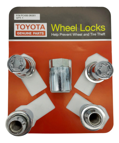 Kit Tuercas Seguridad Hilux-sw4 2016-2017-2018-2019-2020