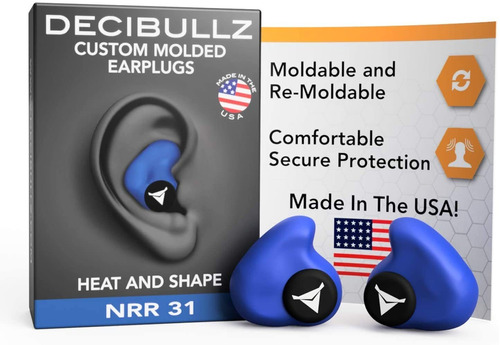 Decibullz - Protectores Auditivos Tipo Tapón Para Oídos, 31