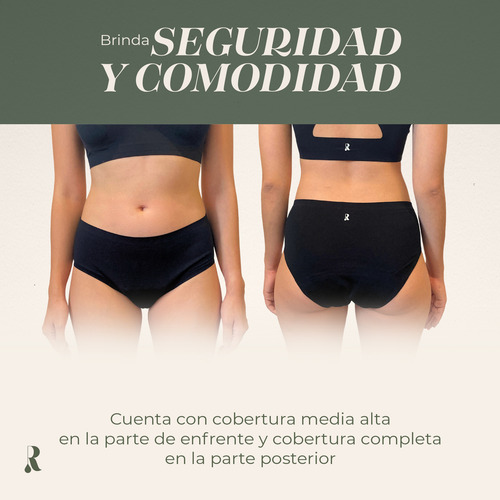Kit X3 Calzones Menstruales Super Abundante Reutilizable