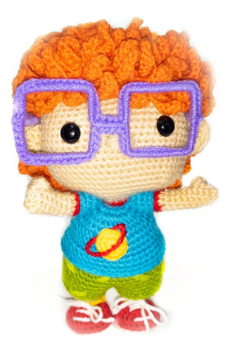 Simil Carlitos De Rugrats, Amigurumi De 20 Cms