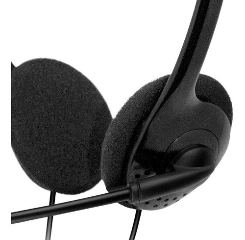 Auriculares Con Microfono Klip Xtreme Talk Pc Chat Skype Color Negro