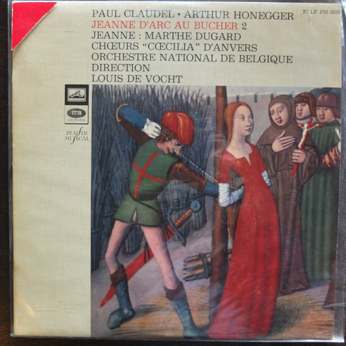 Vinilo  Paul Claudel Jeanne Dárc Au Bucher Opera Dramatique