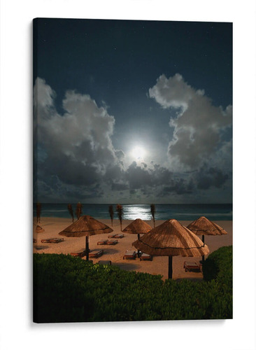 Cuadro Decorativo - La Luna En Cancún 90x60