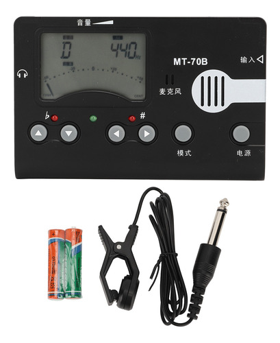 Generador De Tonos Digital Metronome Tuner Mt 70b Guzheng La