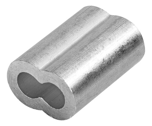 10 Casquillos Aluminio Doble 3/16 5mm Terminal Cable Acero