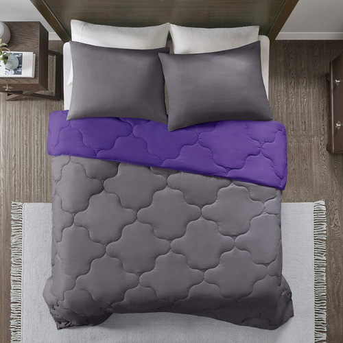 Comfort Spaces ® edredón Doble Vista King Size +fundas Almoh
