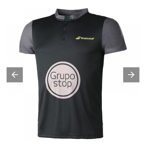 Camiseta Juan Lebron Wpt Negro Babolat