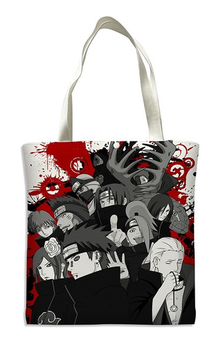 Tote Bag Bolso Bolsa Mandados Akatsuki Naruto Anime Manga 