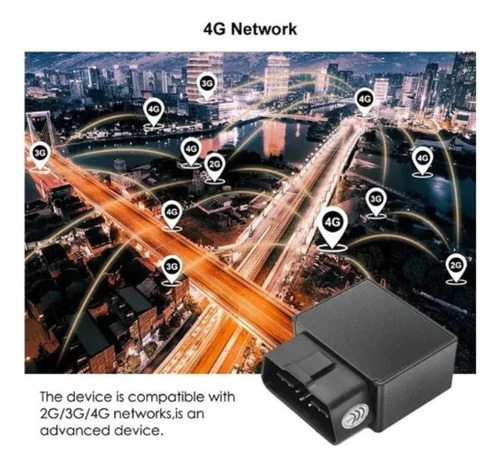 Gps Obd2 Iman 4glte Con Rastreo Por Sms 5m Precisión