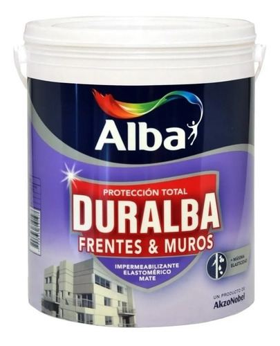 Duralba Frentes Y Muros Pintura Impermeabilizante X20l Frias