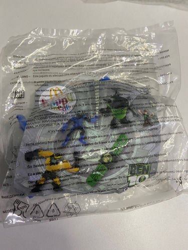 Coleção Bonecos Ben 10 Mc Donalds Completa (Usado)