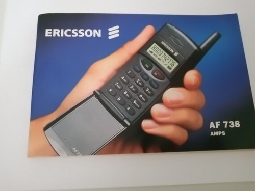 Manual Do Usuário Do Celular Ericson Af738 (Usado)