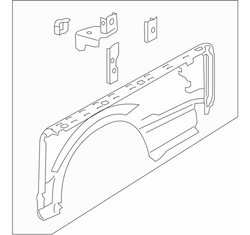 Costado Trasero Derecho Ford F150