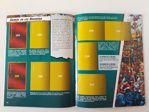 Albúm Marvel 80 Aniversario Panini 2020 Vacio (Usado)