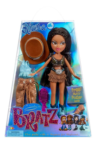 Bratz Muñeca Kiana Original De Moda Con 2 Trajes Y Póster