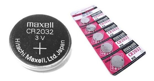 5 Pilas Maxell Cr2032 Tipo Boton Japonesa Minifiestas