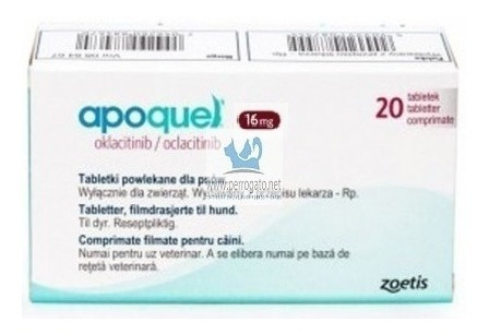 Apoquel Dermatologico Zoetis 16mg 20 Tabs