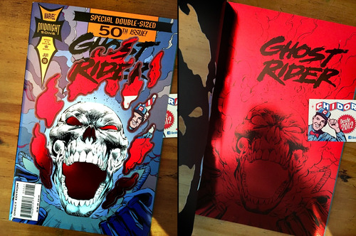 Comic - Ghost Rider #50 Red Foil Variant Portada Doble