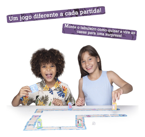 Jogo De Tabuleiro Super Trilha Stitch +4 Anos Jak