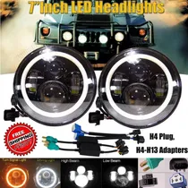 Comprar Para Jeep Wrangler Patriot 7  Pulgadas Redondas Led Halo Ang