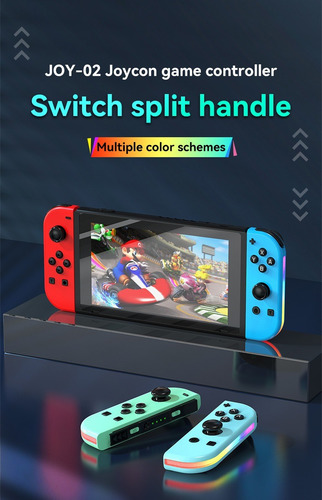 Joy-con Inalámbrico Con Luces Compatible Con Nintendo Switch