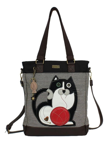 Chala Fat Cat Work Tote Bolso De Hombro - Cat Lovers Gifts C