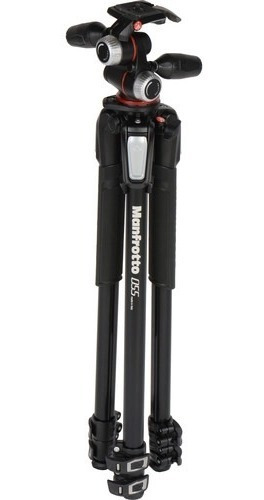 Imagem 4 de 8 de Tripé Manfrotto Cabeça Panorâmica De 3 Vias Mk055xpro3-3w