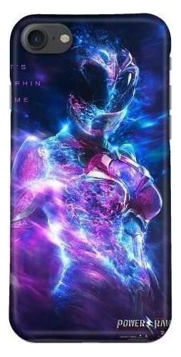 Funda Celular Power Ranger Rosa Para Toda Marca De Cel 1 *