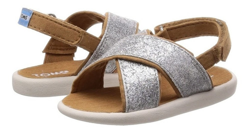 Zapatos - Sandalias Bebé Toms - Silver Iridicent Glimmer