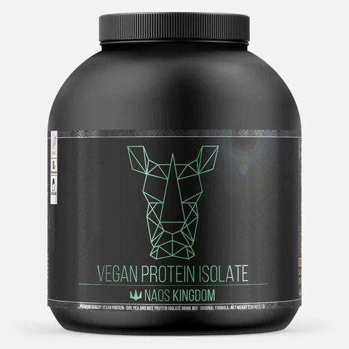 Proteina Vegana Isolate Vainilla-5lb-2.25kg-75-naos Kingdom