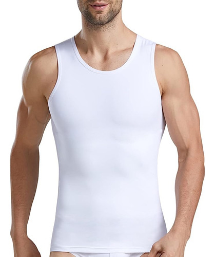 Camiseta Interior Hombre Control De Postura Soporte Lumbar
