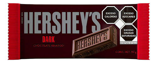 4 Pack Chocolate Amargo Dark Hersheys 90