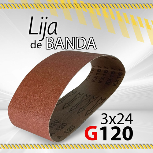 Lija De Banda 3x24 Grano 120/ 06229